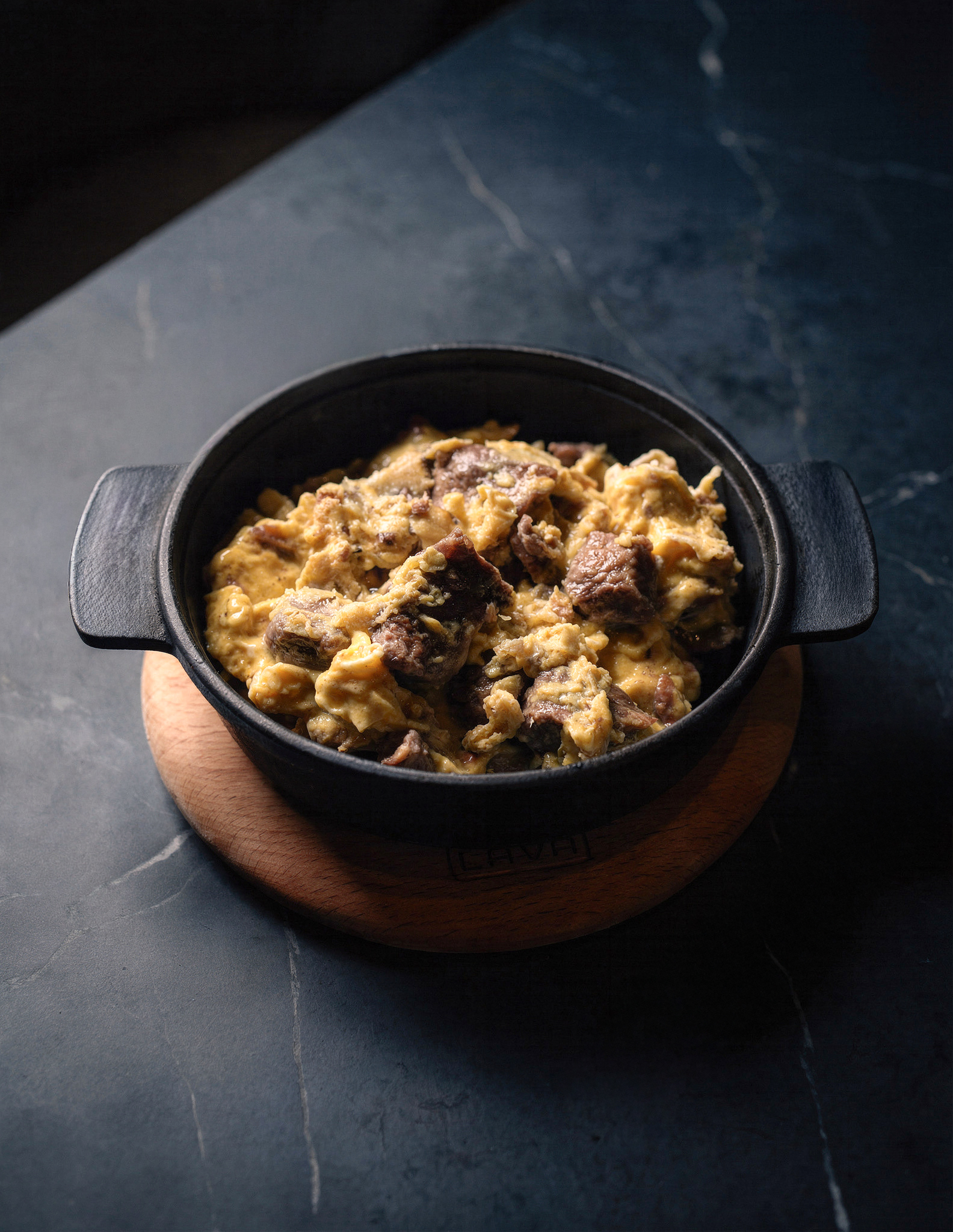 Sahanda Kavurmalı Yumurta