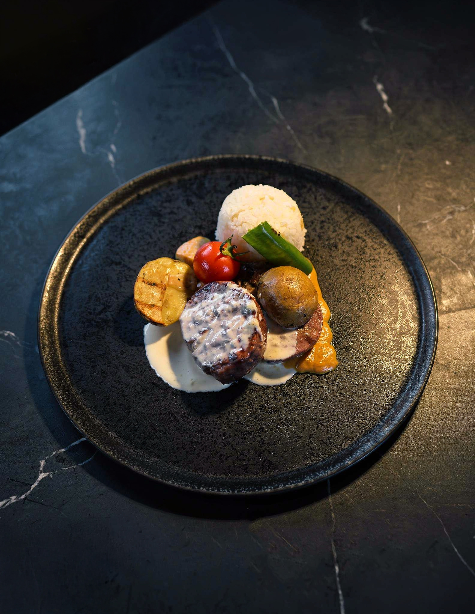 3-Cheese Sauce Beef Medallion