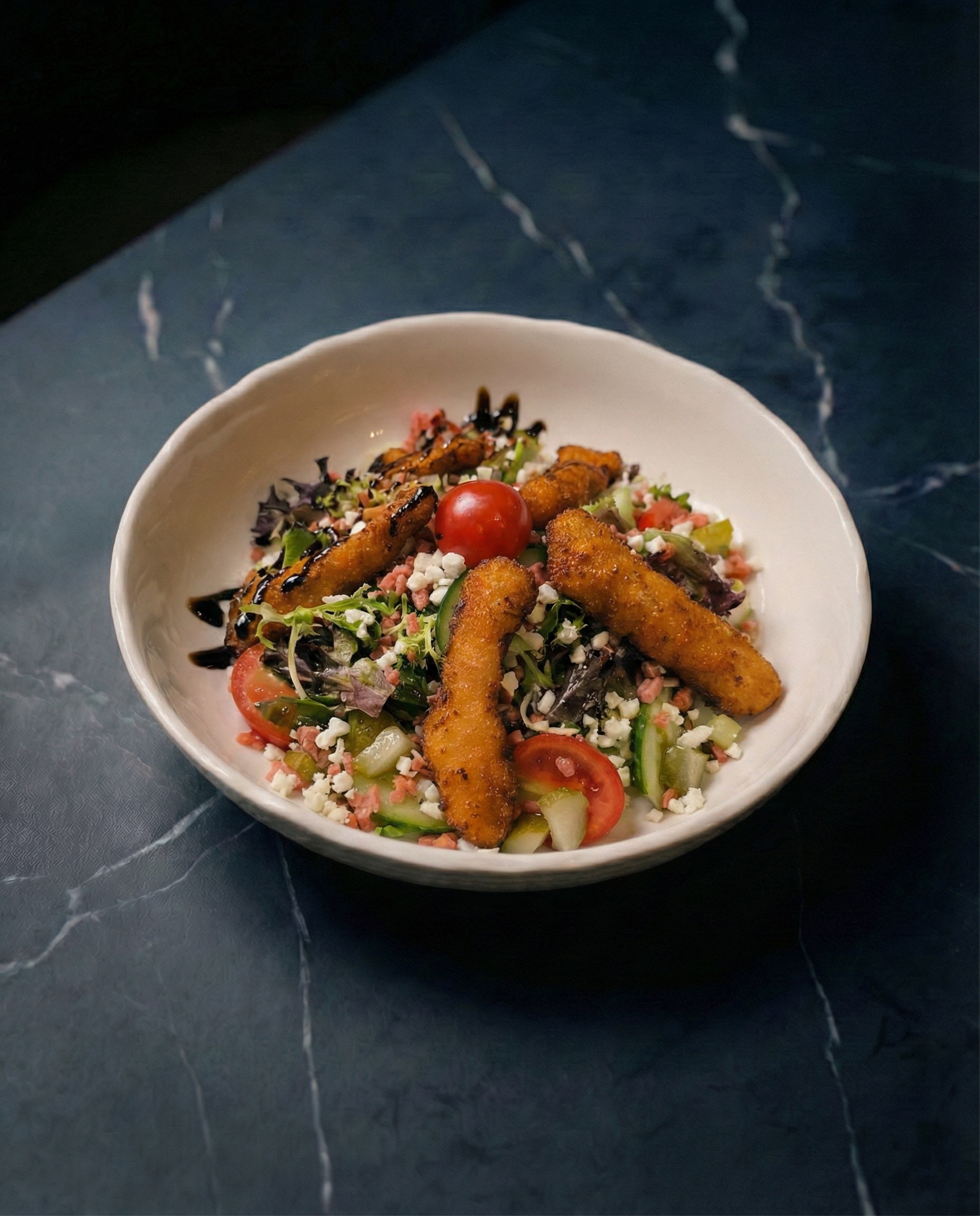 Crispy Chicken Vinaigrette Salad